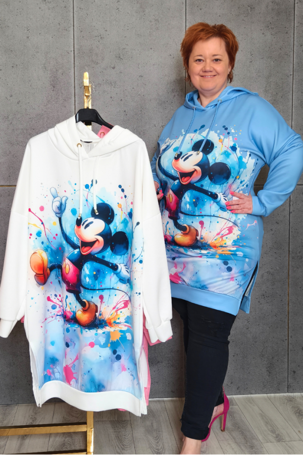 Mikina s Mickey Mouse - tri farby